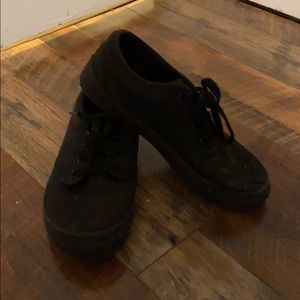 Black sneakers